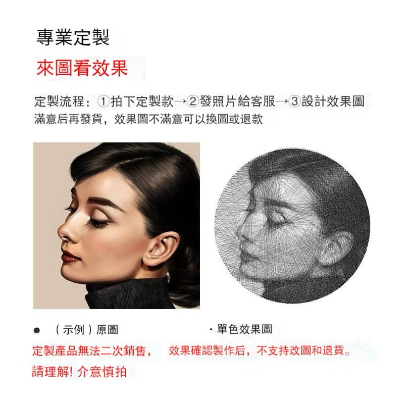 立體繞線釘子畫（下單後右下角聯繫客服溝通客製圖案）
